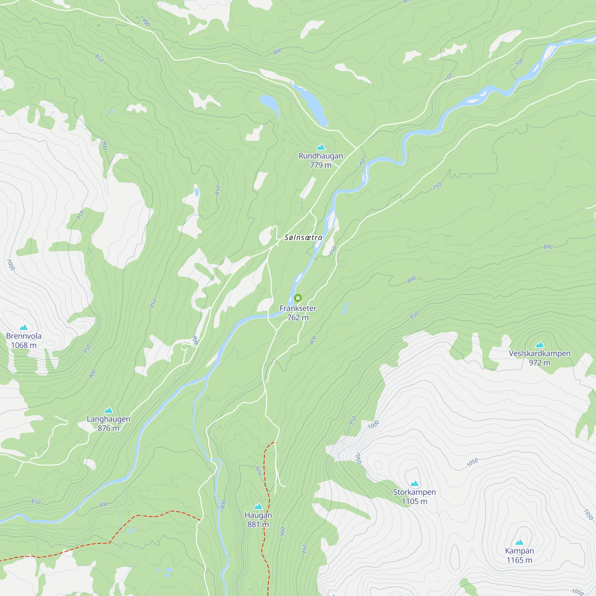 Frankseter map