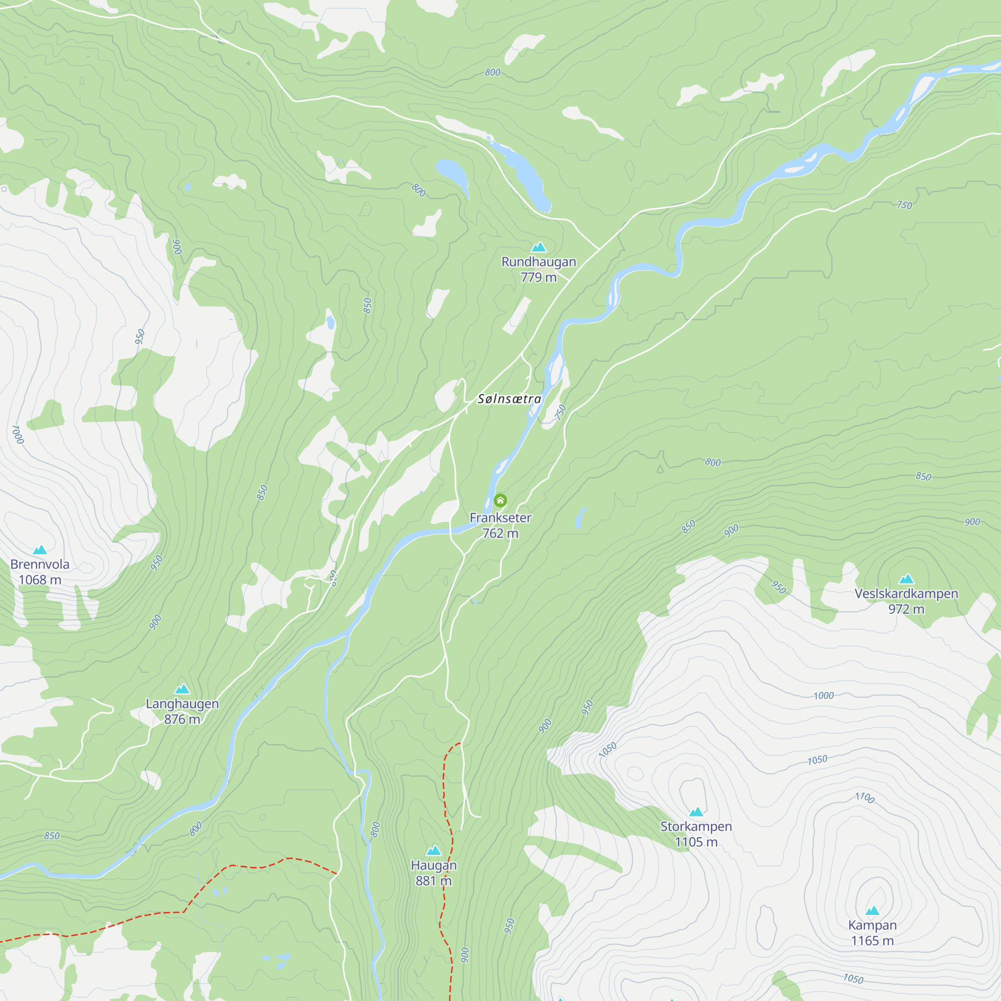 Frankseter map