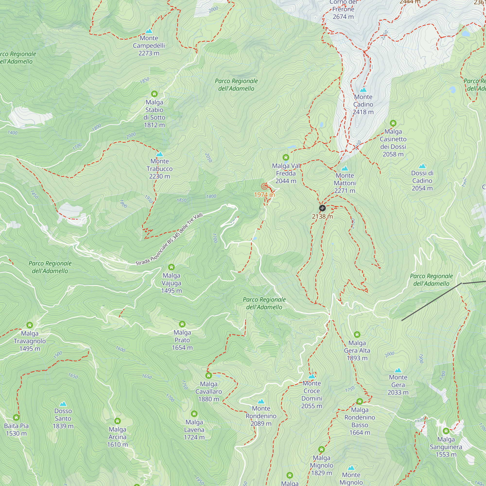 Rifugio Carlo Tassara map