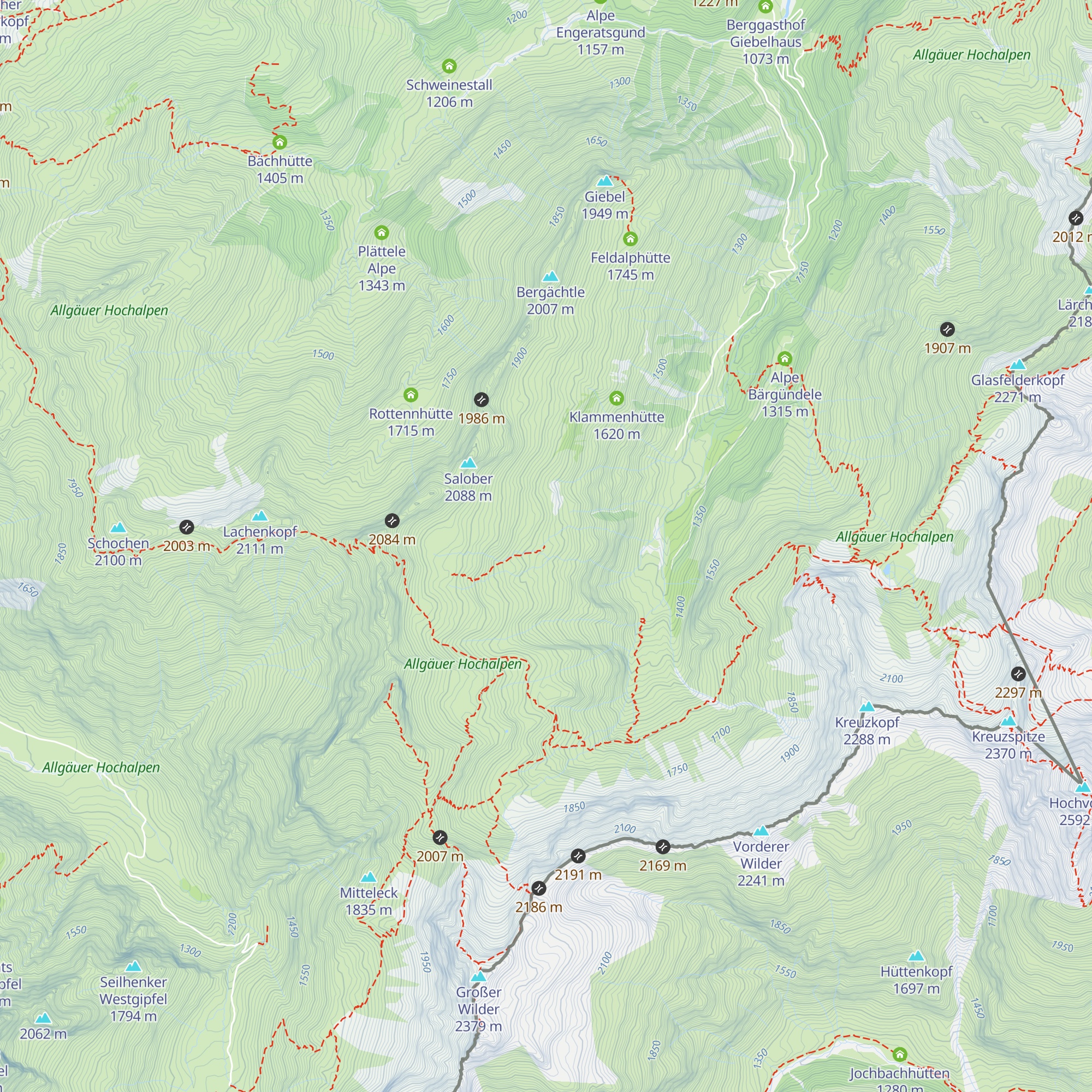 Ochsenalphütte map