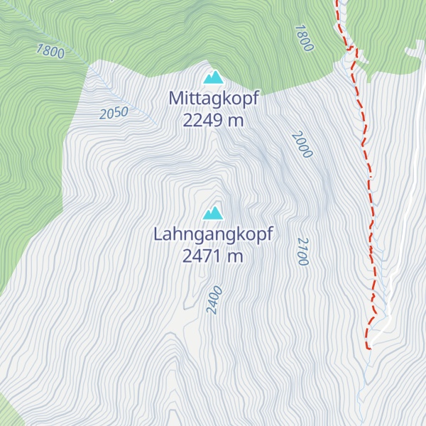 Map of Lahngangkopf