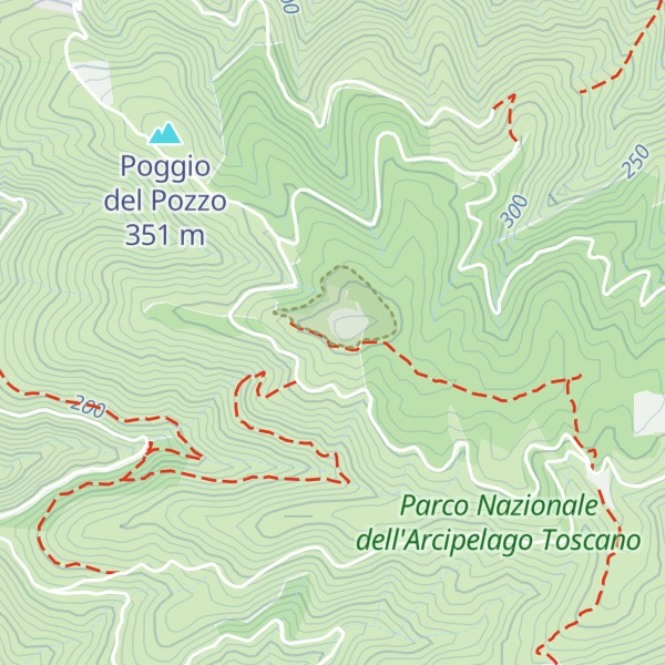 Map of Monte Calamita