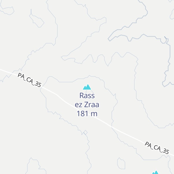 Map of Rass ez Zraa