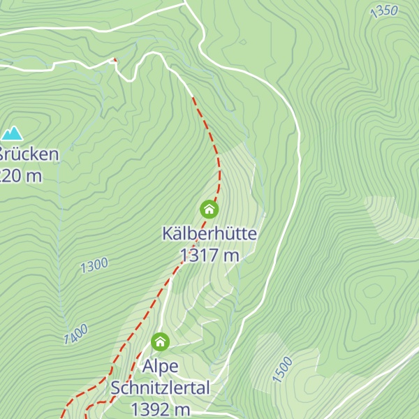 Map of Kälberhütte