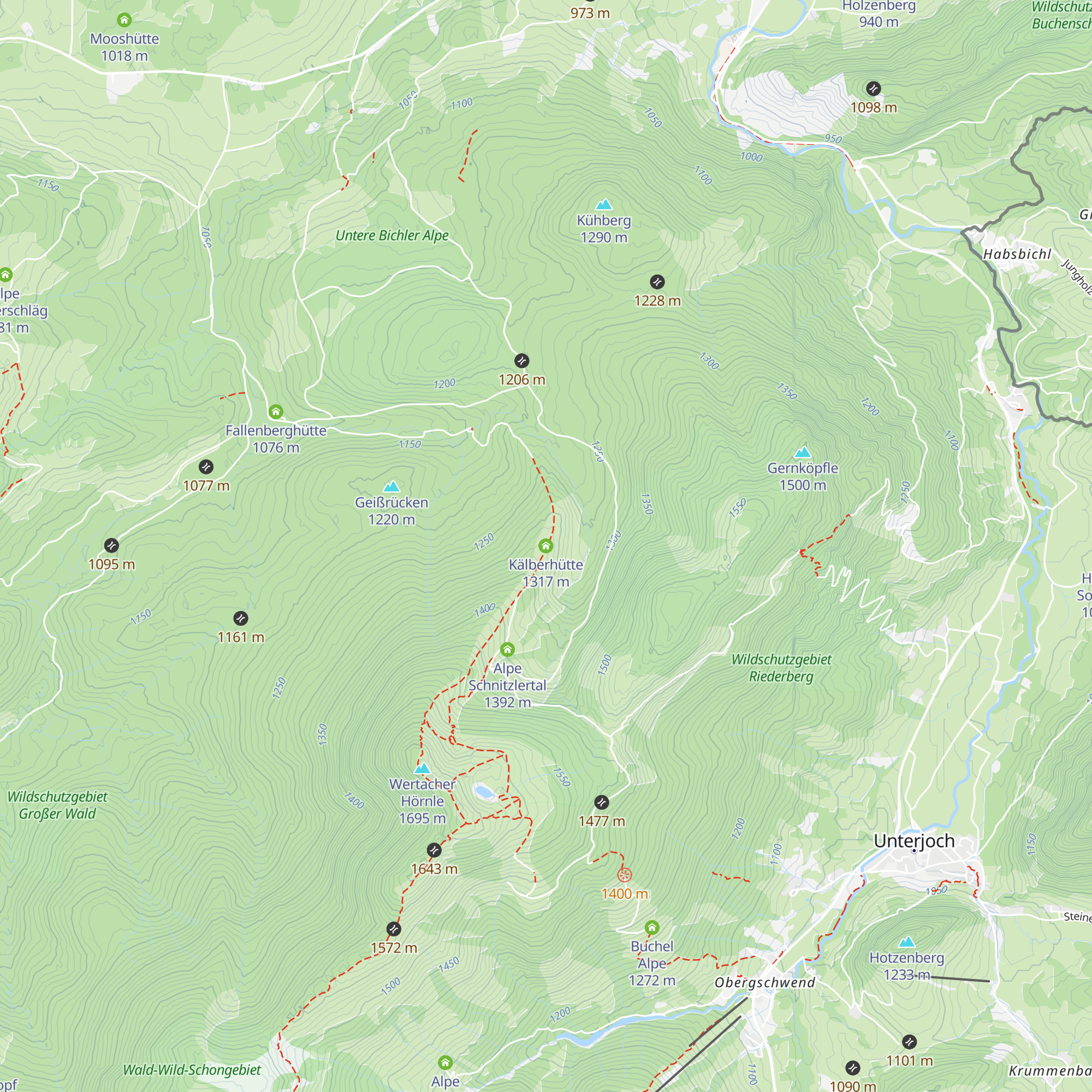 Kälberhütte map