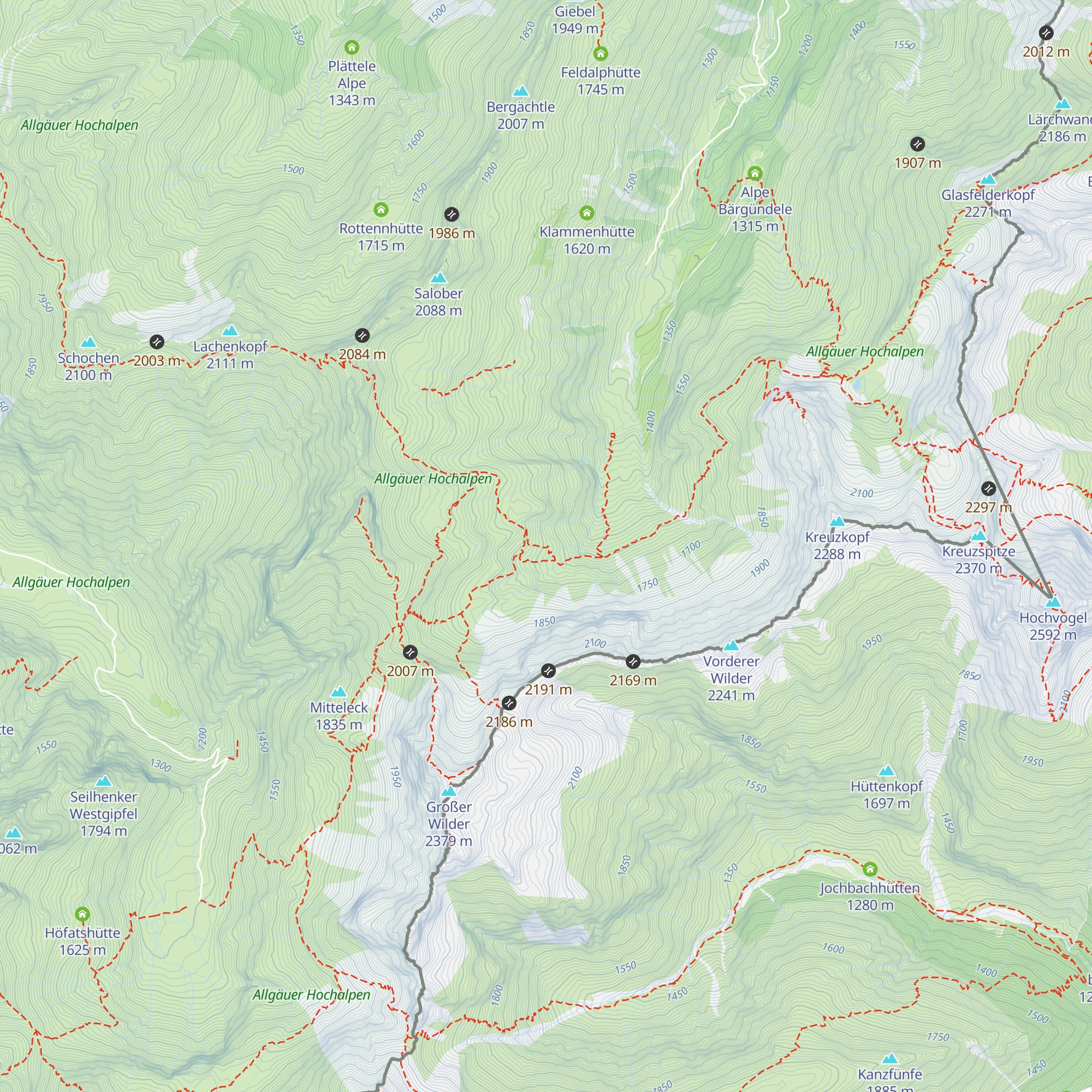 Schieneberghütte map