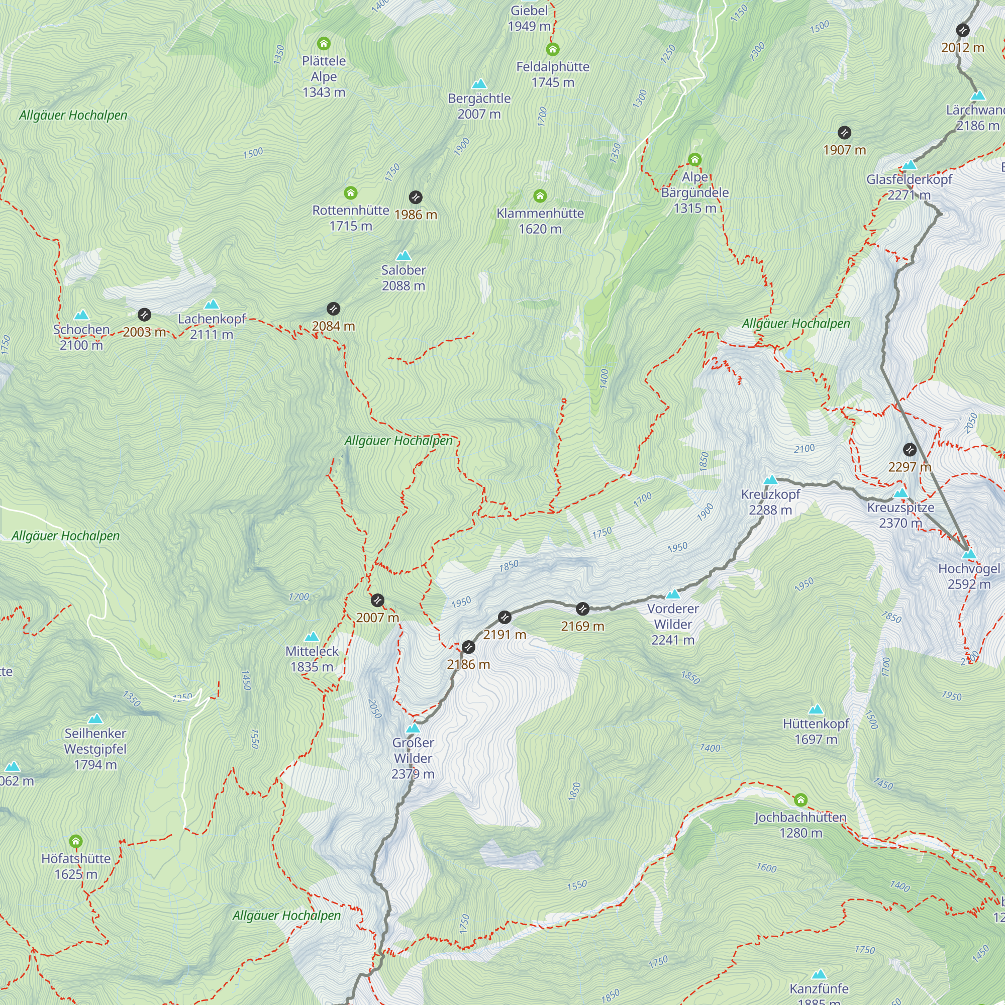 Schieneberghütte map