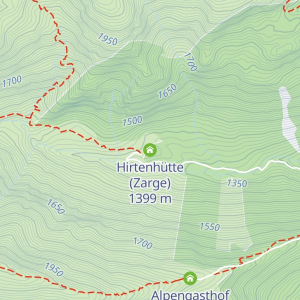 Map of Hirtenhütte (Zarge)