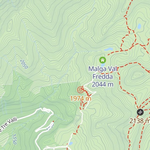 Map of Bivacco del pastore Rasmulì