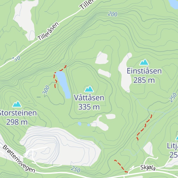 Map of Våttåsen