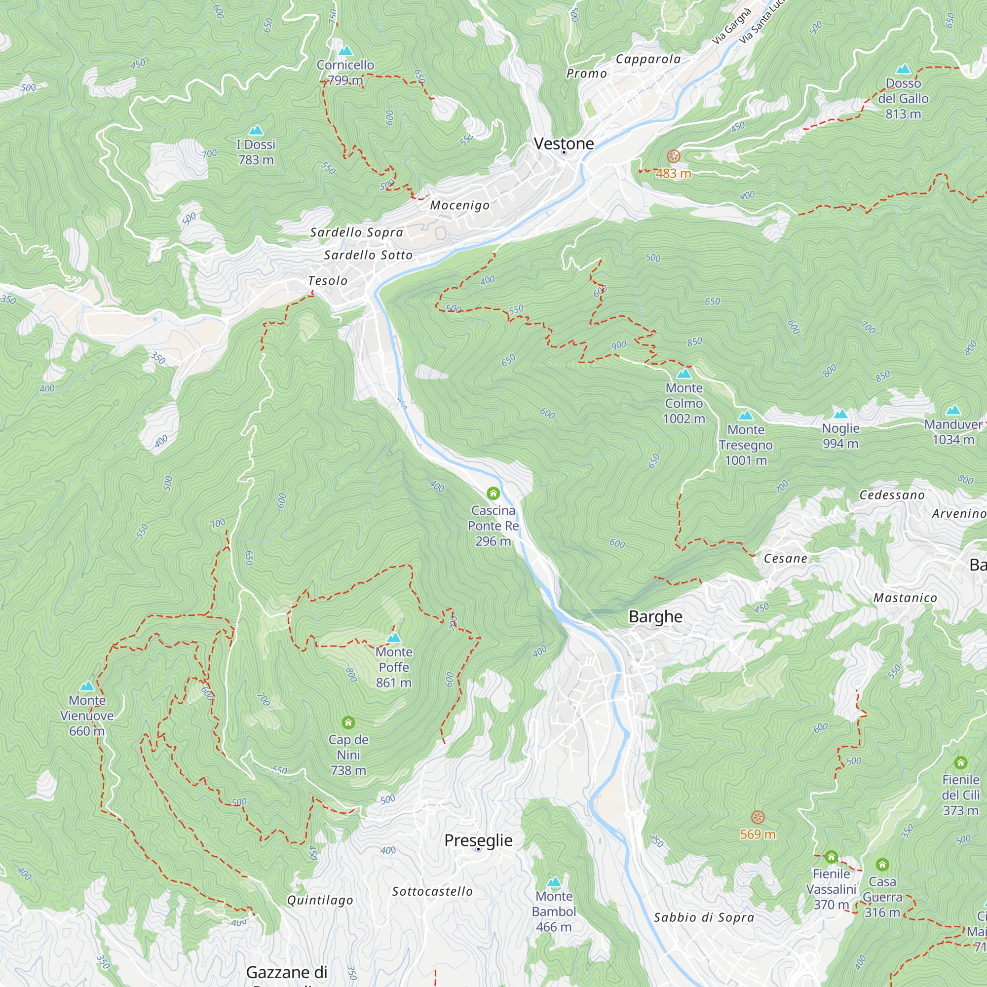Cascina Ponte Re map