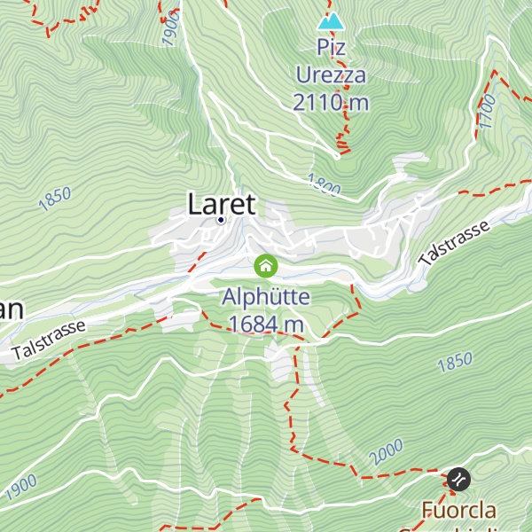 Map of Alphütte