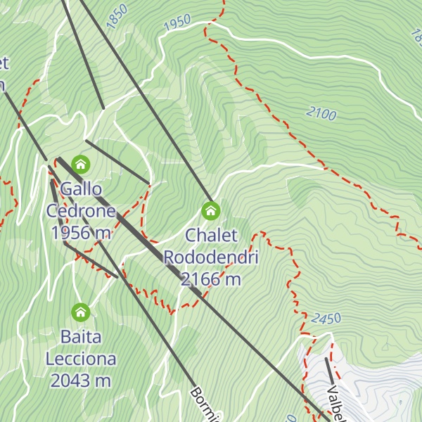 Map of Chalet Rododendri