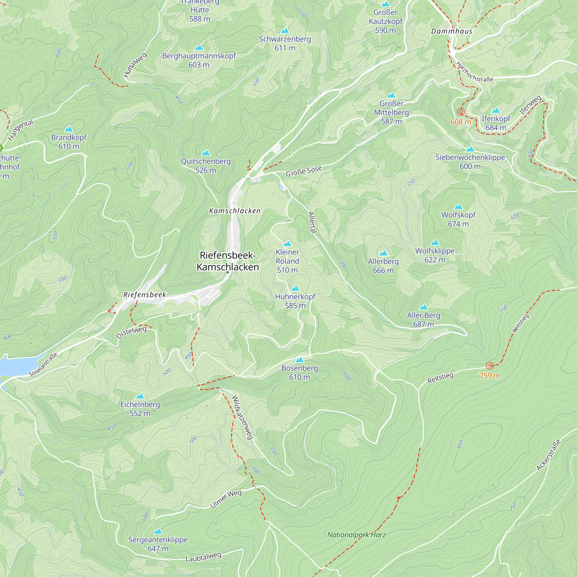 Eleonorenhütte map