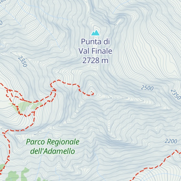 Map of Monte Aviolo