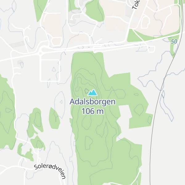 Map of Adalsborgen