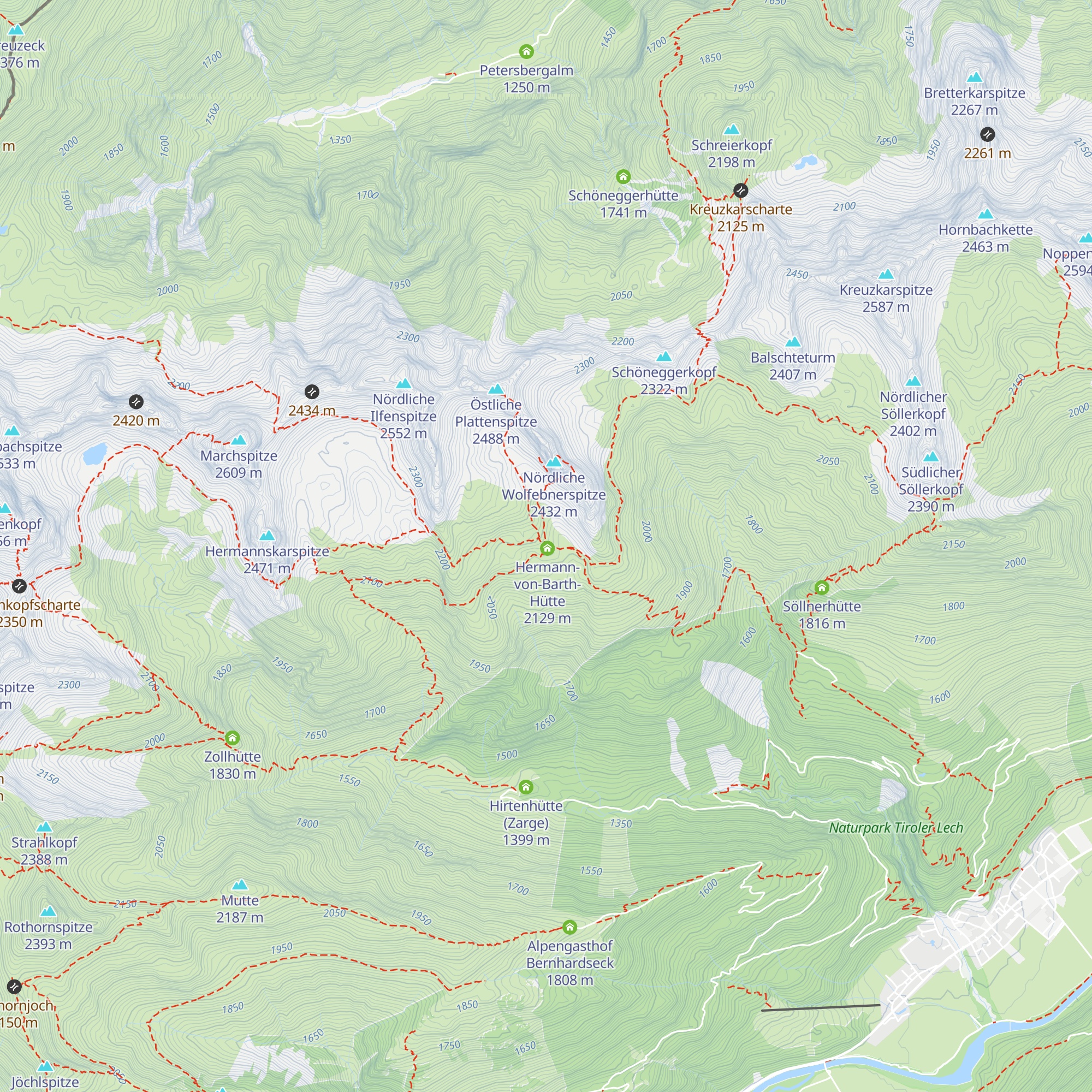 Winterraum map