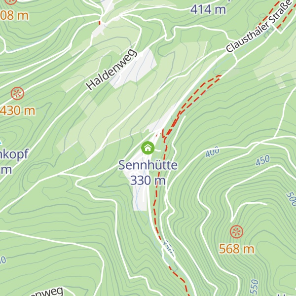 Map of Sennhütte