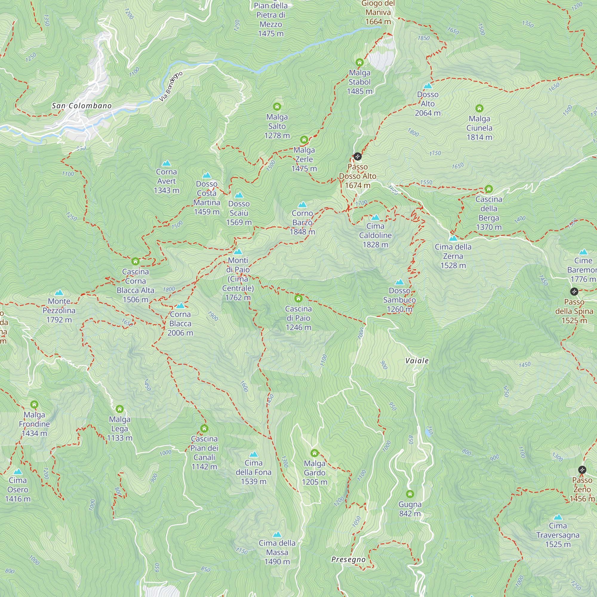 Cascina di Paio map