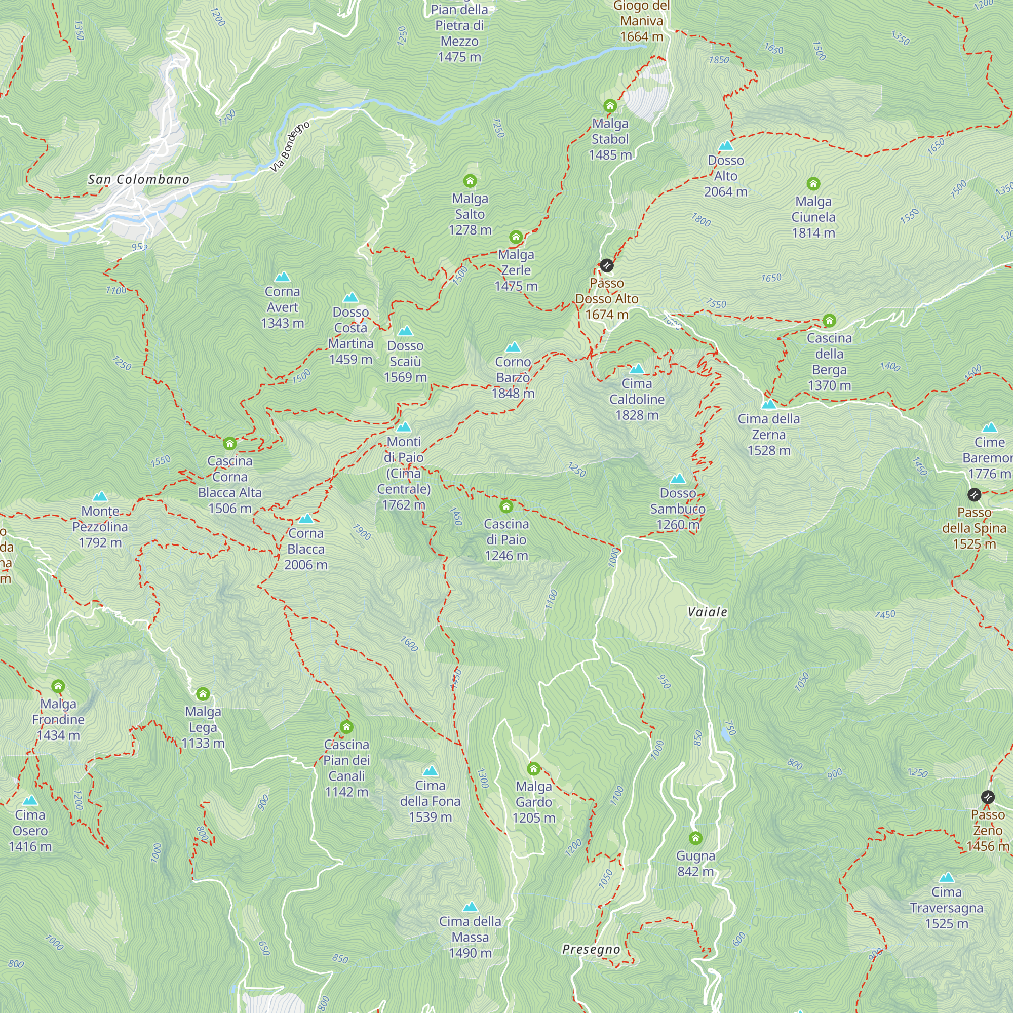 Cascina di Paio map