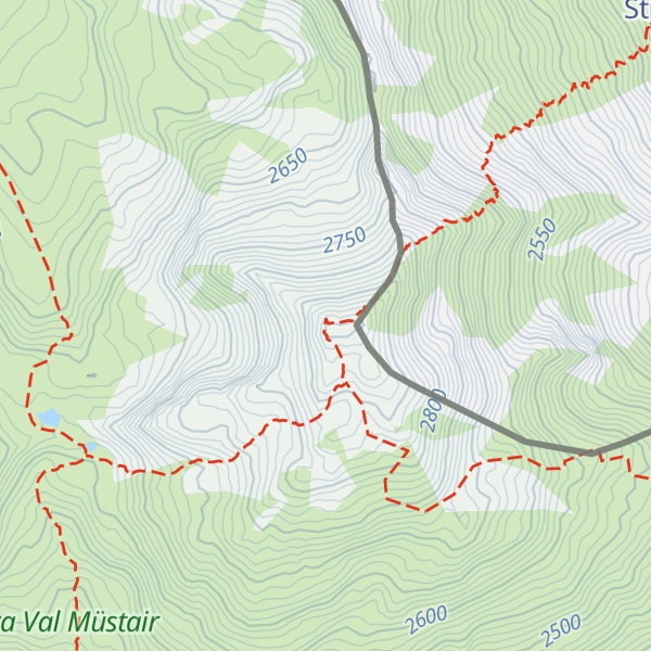 Map of Piz Terza