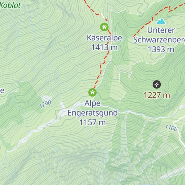 Map of Alpe Engeratsgund