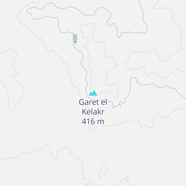 Map of Garet el Kelakr