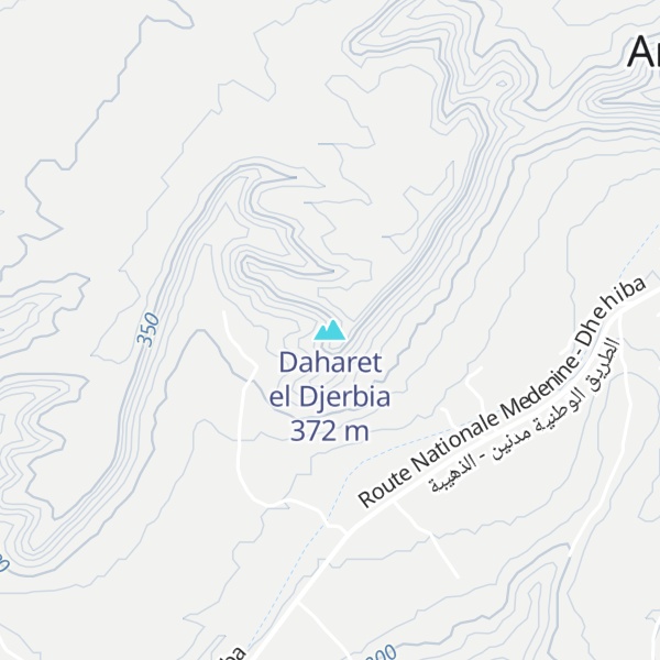 Map of Daharet el Djerbia