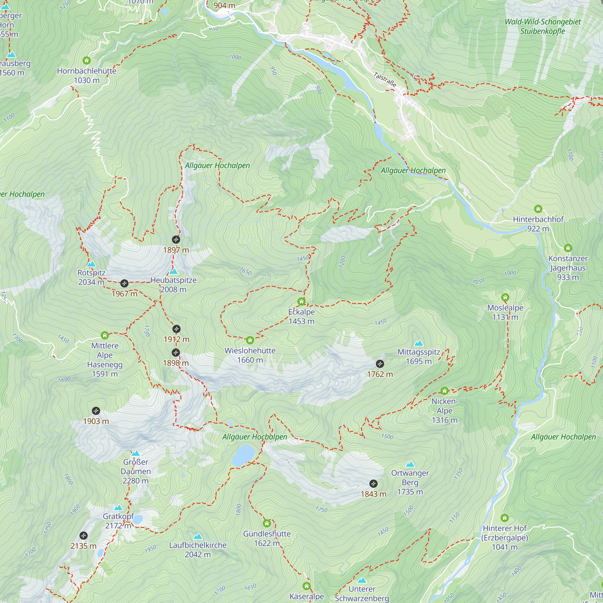 Eckalpe map