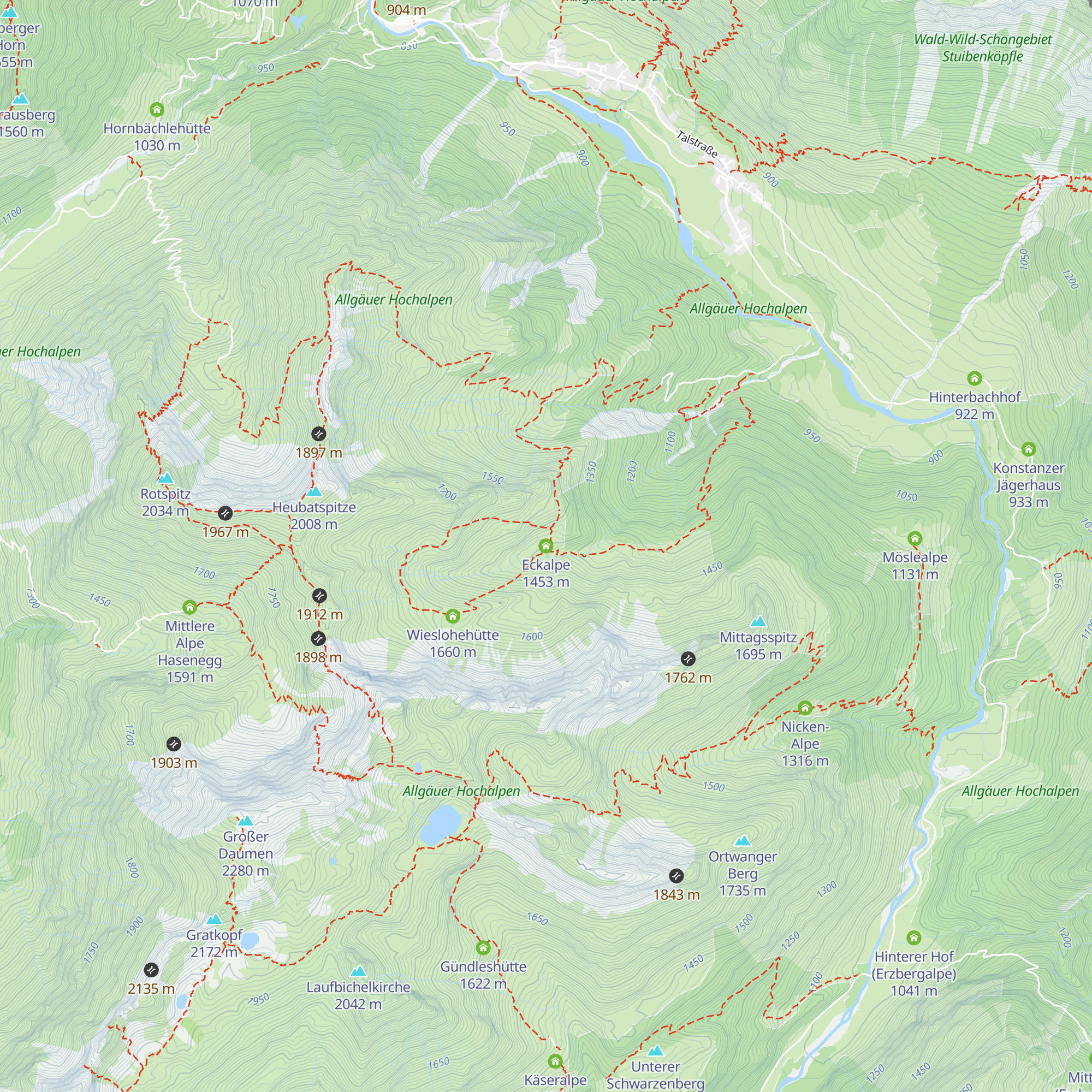 Eckalpe map