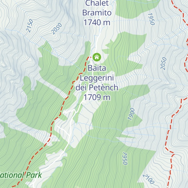Map of Cà di Tonale