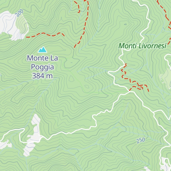 Map of Poggio Cancellaia