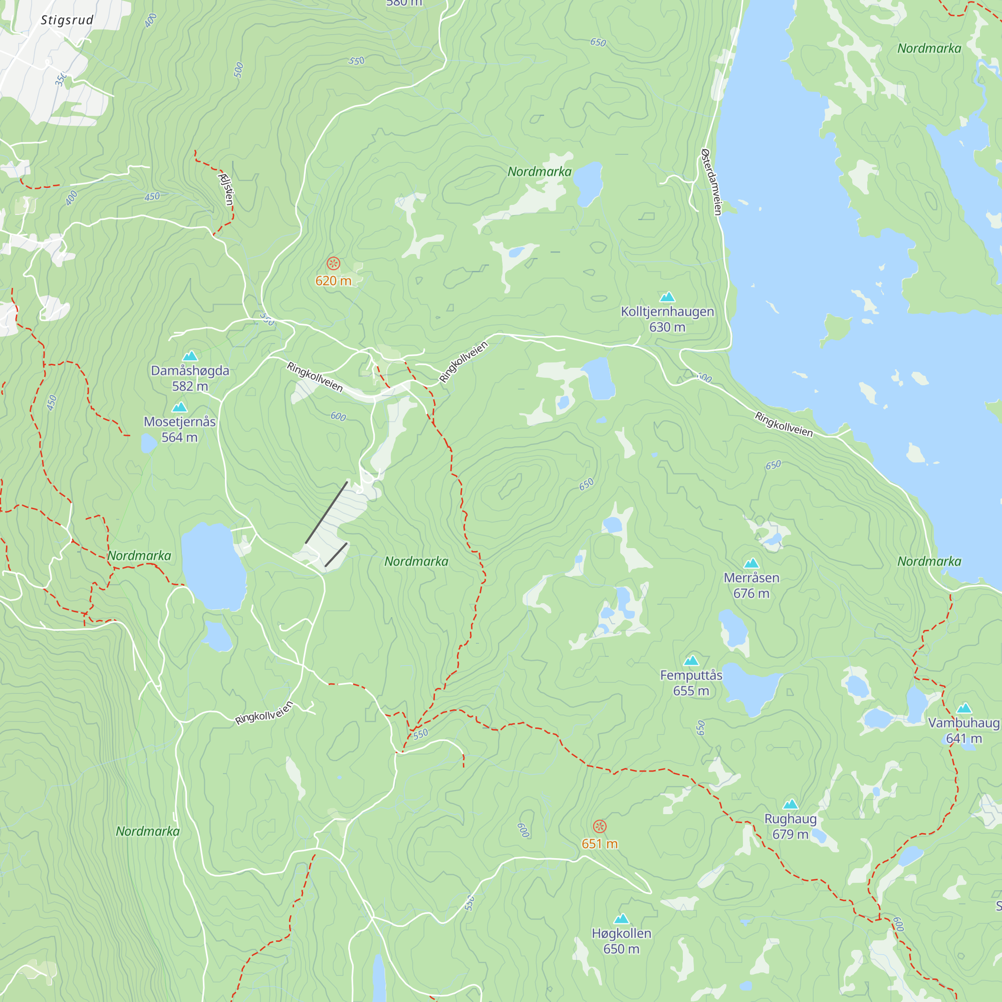 Ringkolltoppen map
