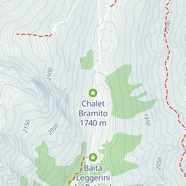 Map of Chalet Bramito