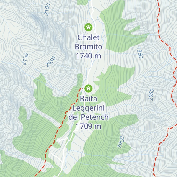 Map of Baita Leggerini dei Petènch