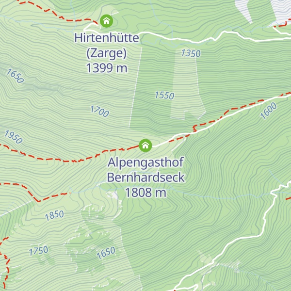 Map of Alpengasthof Bernhardseck