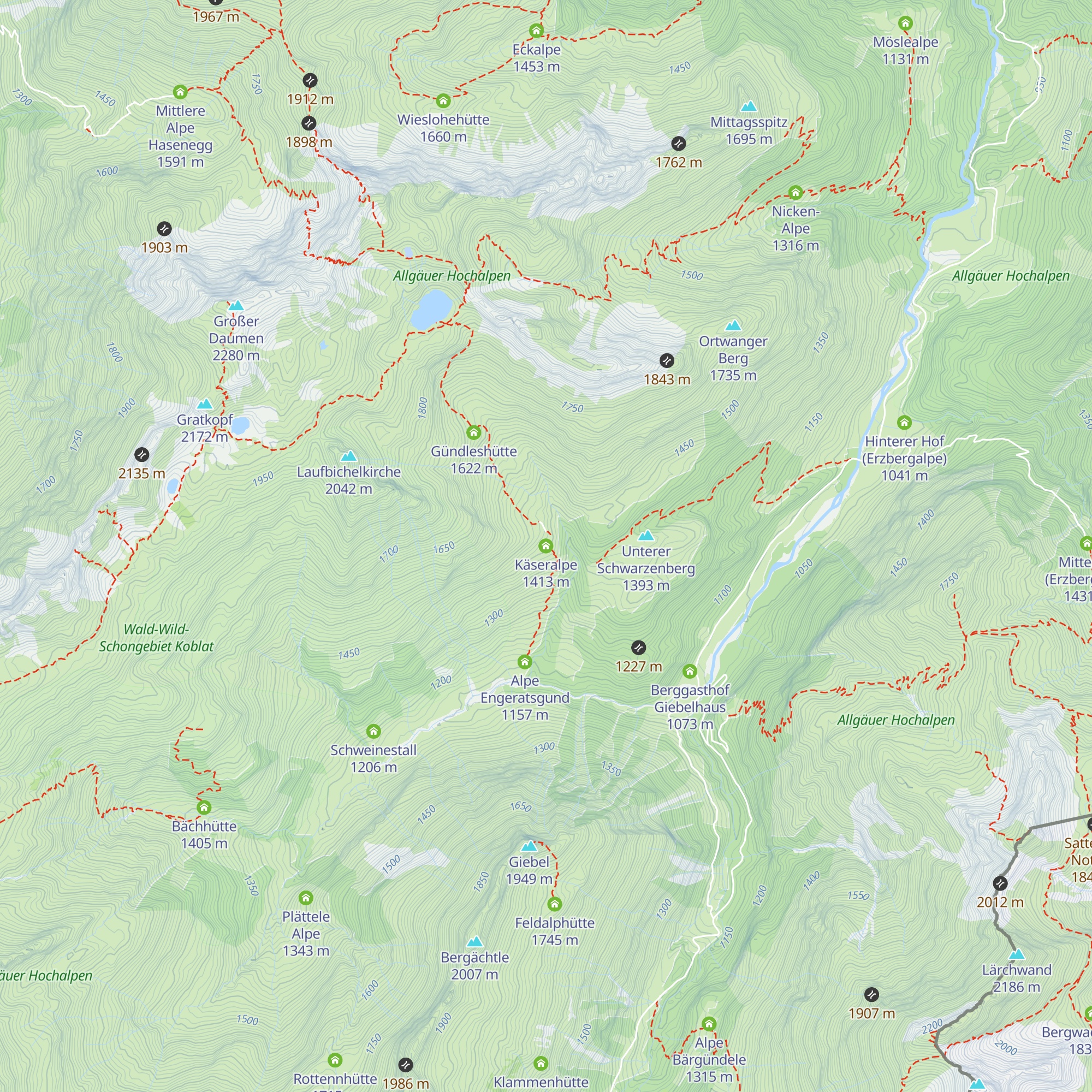 Käseralpe map