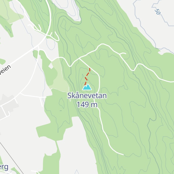 Map of Skånevetan