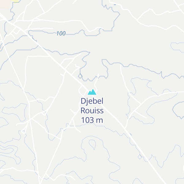 Map of Djebel Rouiss