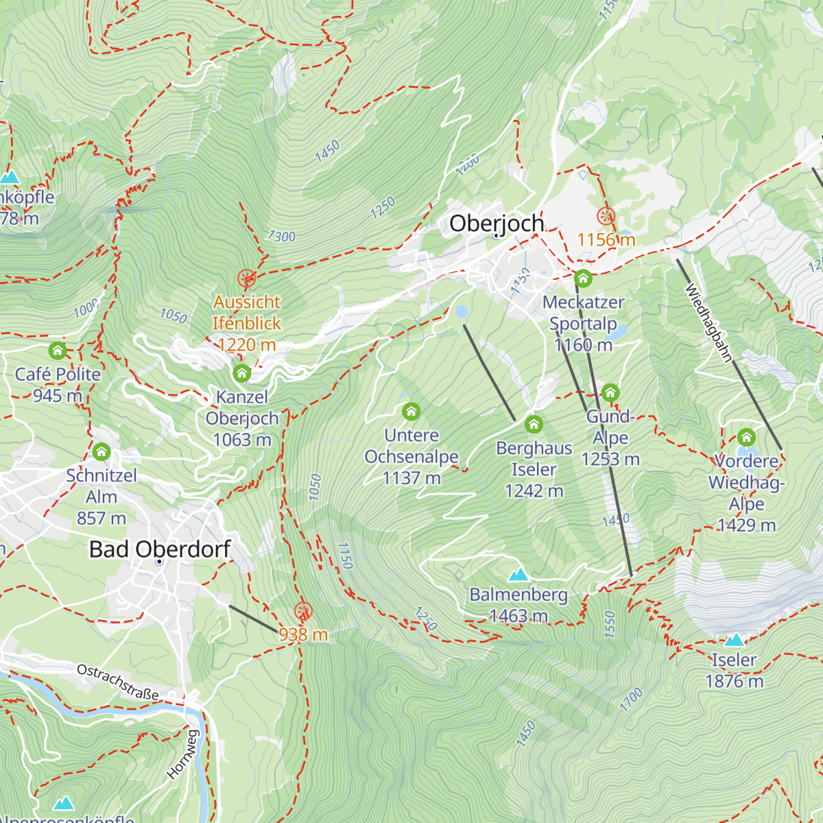 Untere Ochsenalpe map
