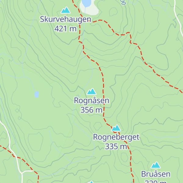 Map of Rognåsen