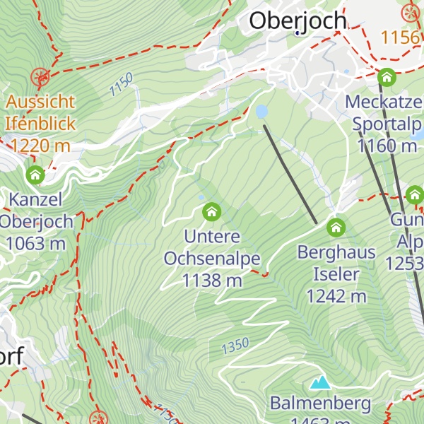 Map of Untere Ochsenalpe