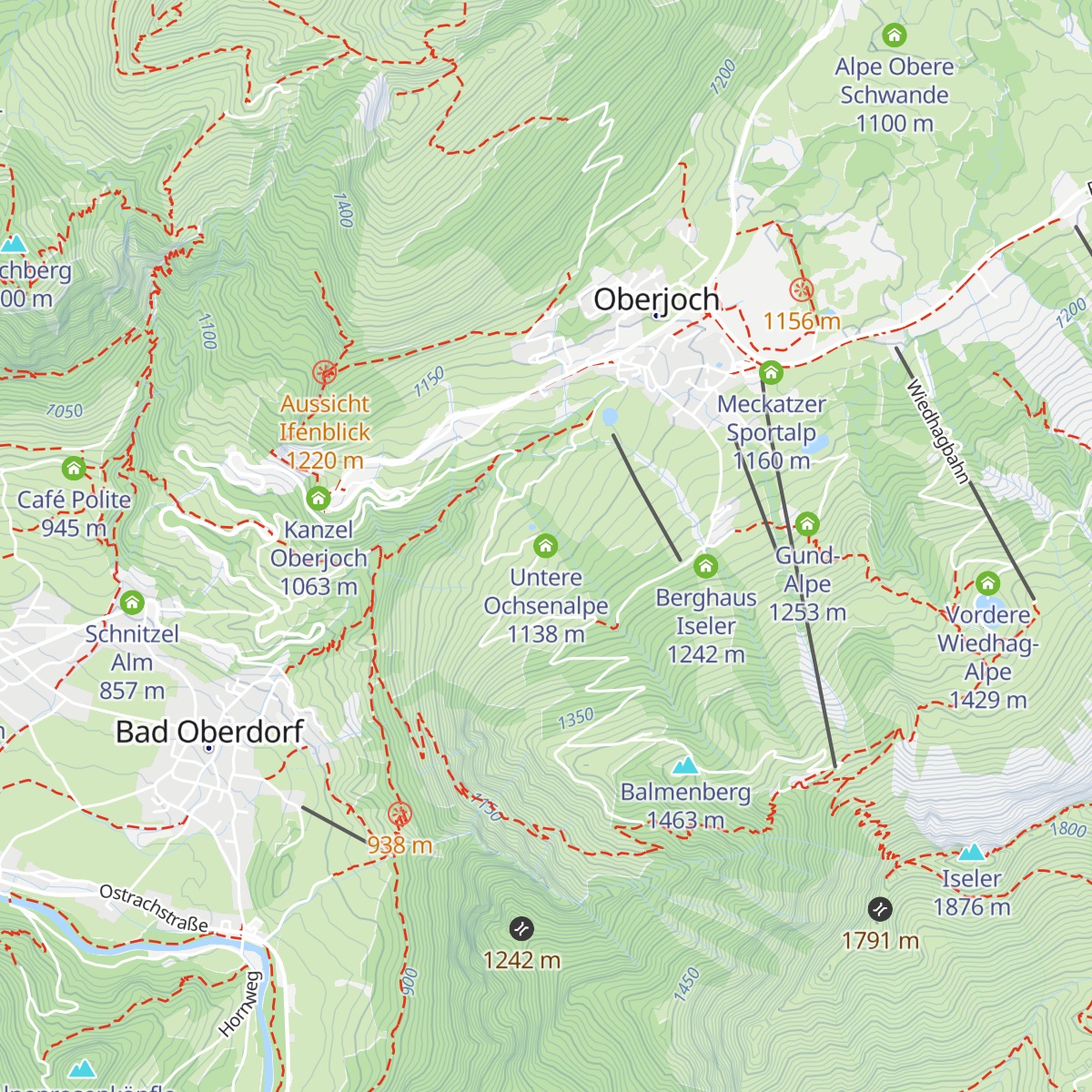 Untere Ochsenalpe map