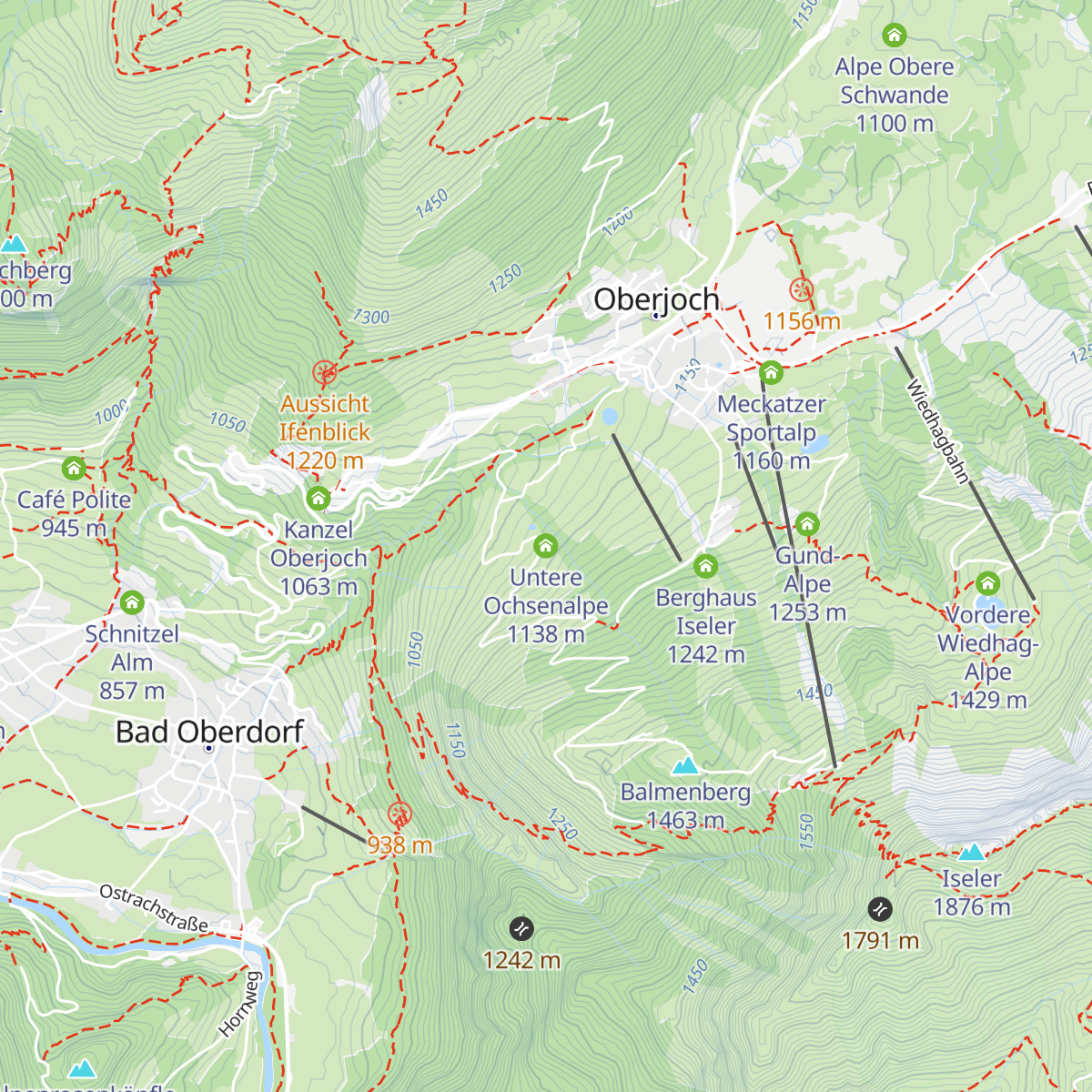 Untere Ochsenalpe map