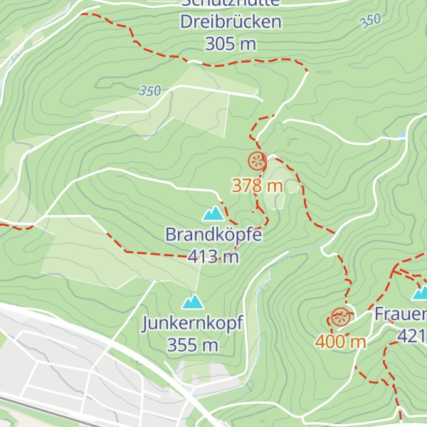 Map of Brandköpfe