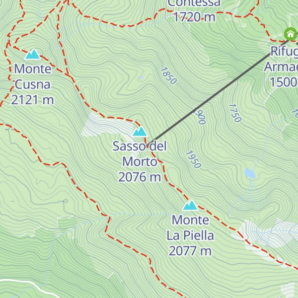 Map of Rifugio Il crinale