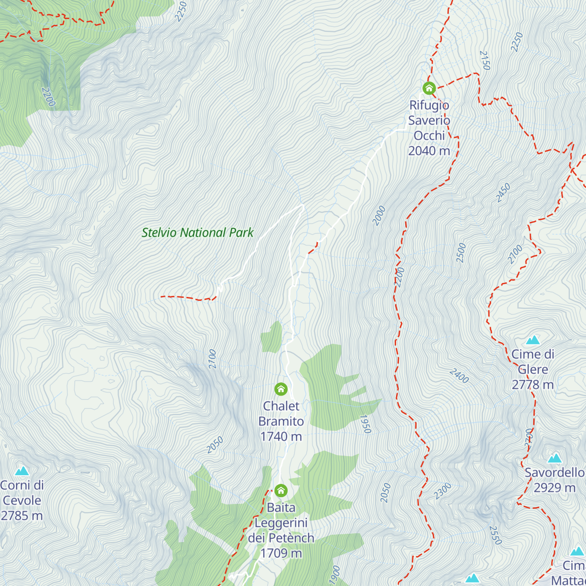 Malga Val Grande map
