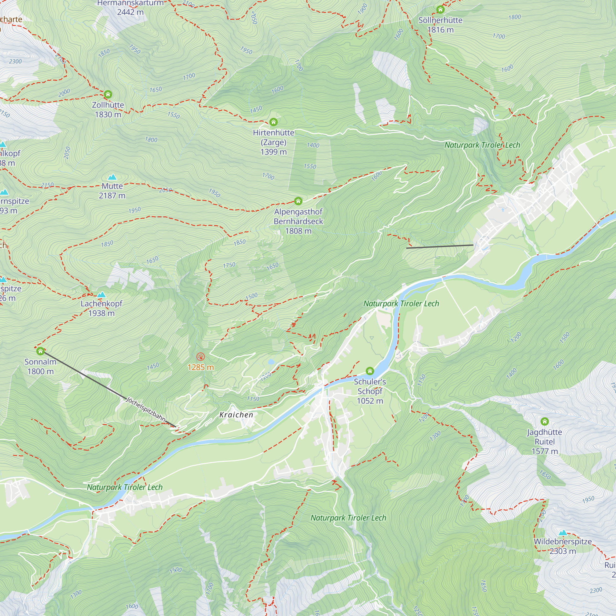 Hofalm map
