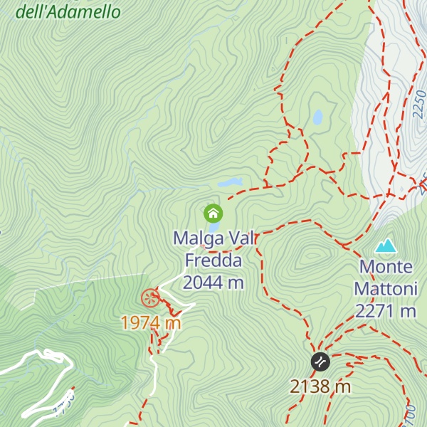 Map of Malga Val Fredda