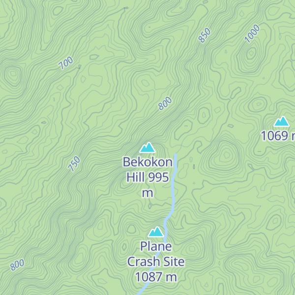 Map of Bekokon Hill